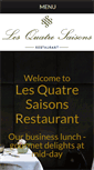 Mobile Screenshot of lesquatresaisons.ch